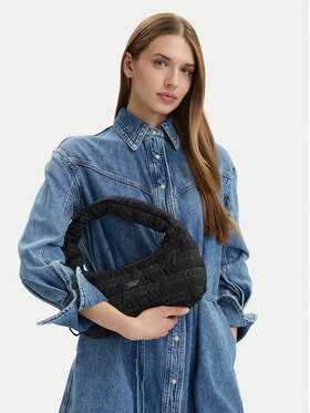 Tommy Jeans Torbica Tommy Jeans Tjw Icon Aop Shoulder Bag AW0AW18467 Crna