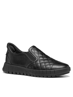 Geox Pusbačiai Geox D Flextride Plus D667SA 000BC C9999 Juoda