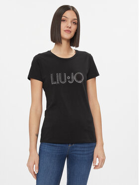 Liu Jo Liu Jo Футболка WA4051 JS923 Чорний Regular Fit