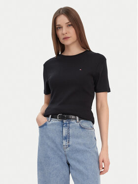 Tommy Hilfiger Tommy Hilfiger T-shirt New Cody WW0WW40587 Nero Slim Fit