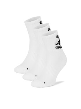 SHAQ Krátke ponožky Shaq SHQ-MB-002-AW24 Biela
