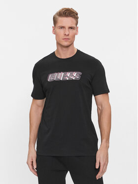 Guess Guess T-shirt Nikolas Z4RI10 I3Z14 Crna Regular Fit
