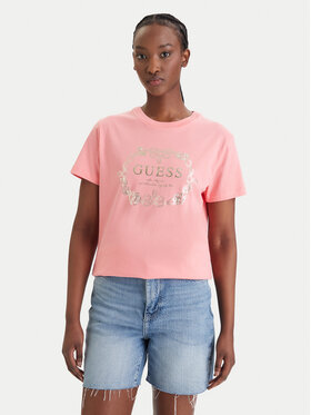 Guess Guess Longsleeve E6GI00 I3Z14 Рожевий Regular Fit
