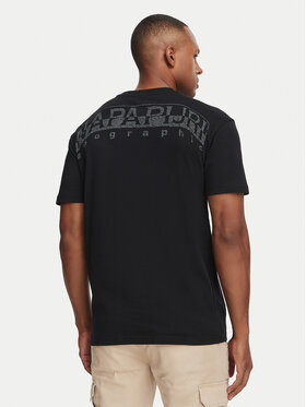 Napapijri Napapijri Camiseta Yourte NP0A8AU2 Negro Relaxed Fit