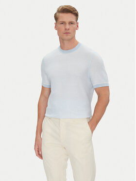 BOSS BOSS Футболка Jianfranco 50537642 Блакитний Regular Fit