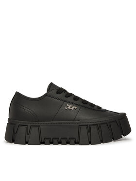 Tommy Jeans Laisvalaikio batai Tommy Jeans Tjw Platform Sneaker Leather Lc EN0EN03165 Juoda