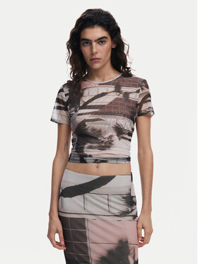 Desigual Desigual Футболка 25SWTK99 Чорний Regular Fit
