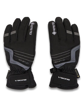 Viking Slēpošanas cimdi Viking Helix GTX Ski 165/22/2252/08 Melns