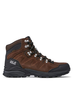 Jack Wolfskin Trekingová obuv Jack Wolfskin Refugio Texapore Mid M 4049841 Hnedá