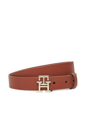 Tommy Hilfiger Ζώνη Γυναικεία Tommy Hilfiger Th Modern AW0AW17496 Καφέ