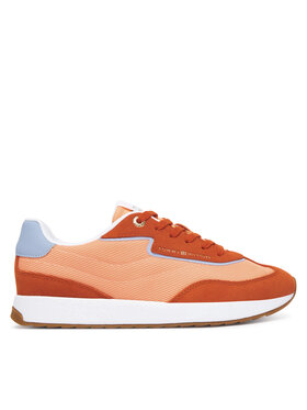Tommy Hilfiger Sneakers Tommy Hilfiger Th Retro Runner Mix FW0FW09410 Orange