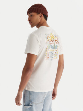 Quiksilver Quiksilver Marškinėliai Ev Desert Waves EQYZT08183 Balta Regular Fit