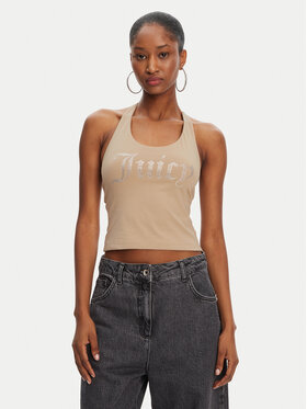 Juicy Couture Juicy Couture Топ Tied JCWCT125306 Бежевий Slim Fit