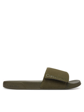 Calvin Klein Ciabatte Calvin Klein Ess Slide Adj Monobrand Cv HM0HM02115 Verde