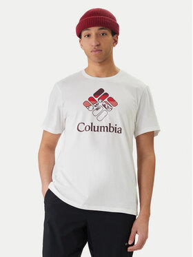 Columbia Columbia Camiseta Graphic 2155031 Blanco Regular Fit