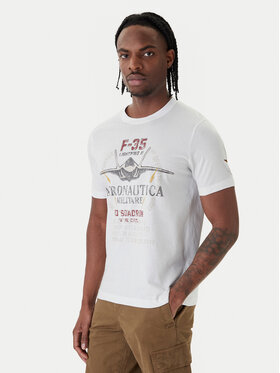 Aeronautica Militare Aeronautica Militare Camiseta 261TS2536UJ00641 Blanco Regular Fit