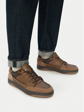 Guess Jeans Αθλητικά Guess Jeans EO-TEKSAS-02 126AM Ανοιχτό καφέ