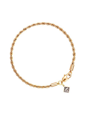 ICED STUFF Rokassprādze ICED STUFF Rope Zelta