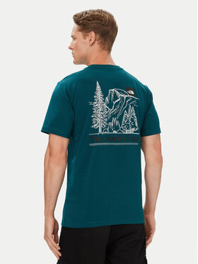 The North Face The North Face Camiseta Monte Reg Ss NF0A8JAV Verde Regular Fit