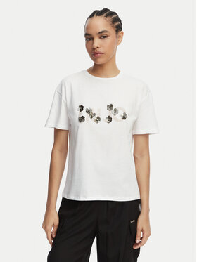 Liu Jo Liu Jo Camiseta WA6238 JS923 Blanco Regular Fit