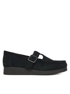Clarks Félcipő Clarks WallabeeEVOBar 26183153 Fekete