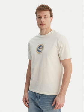 Napapijri Napapijri Camiseta S-Phos NP0A4G5A Écru Relaxed Fit