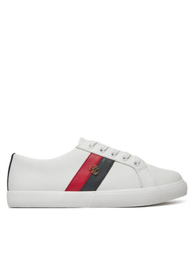 LAUREN RALPH LAUREN Sneakersy LAUREN RALPH LAUREN Janson II 802925365006 Biela