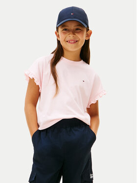 Tommy Hilfiger Tommy Hilfiger Camiseta KG0KG08970 D Rosa Regular Fit