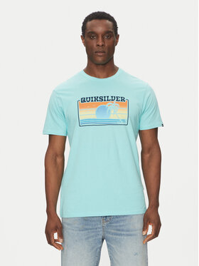 Quiksilver Quiksilver Футболка EQYZT08065 Бірюзовий Regular Fit