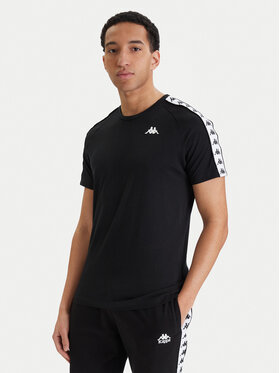Kappa Kappa Camiseta Banda Coen 303UV10 Negro Slim Fit