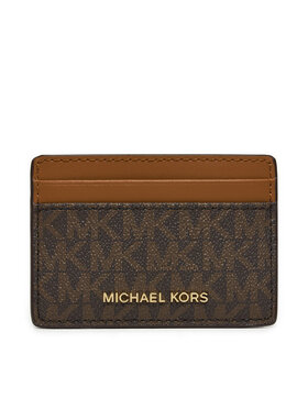 MICHAEL Michael Kors Pouzdro na kreditní karty MICHAEL Michael Kors 32F1GJ6D0B Hnědá