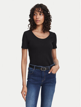 Weekend Max Mara Weekend Max Mara Camiseta Multij 2625946031 Negro Regular Fit