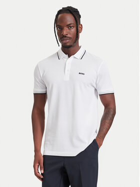 BOSS BOSS Polo Paddy 50469055 Blanco Regular Fit