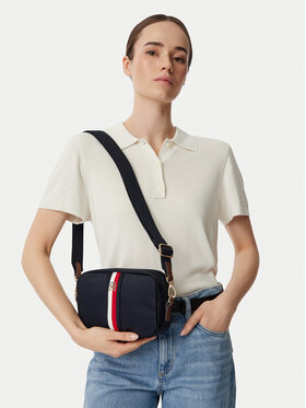 Tommy Hilfiger Geantă Tommy Hilfiger Popette Camera Bag Corp AW0AW19023 Bleumarin