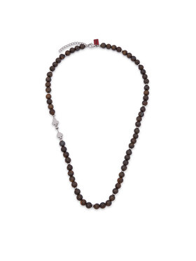 HUGO Nyaklánc HUGO E-BEADS5-NEC 50566265 Barna