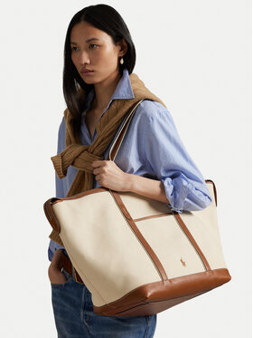 Polo Ralph Lauren Дамска чанта Polo Ralph Lauren 428973072001 Бежов