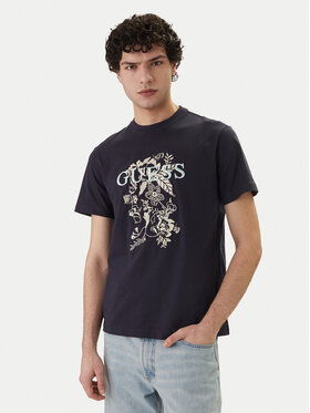 Guess Guess Camiseta M6GI17 K3038 Azul marino Regular Fit