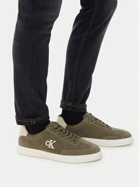 Calvin Klein Сникърси Calvin Klein Low Prof Cupsole Su HM0HM02125 Зелен