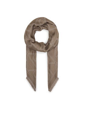 Calvin Klein Tuch Calvin Klein Emblem Aop Contrast Lw Square Sc LV04F8077G Beige