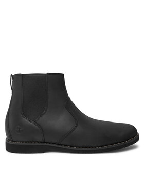 Timberland Kotníková obuv s elastickým prvkem Timberland Woodhull TB0A413H0011 Černá