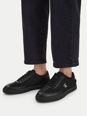 Calvin Klein Sneakersy Calvin Klein Low Pro Cups Wt Canv Mg HW0HW03145 Czarny