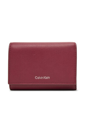 Calvin Klein Maks Calvin Klein Foil Logo Trifold W/ Zip Pocket LV04F1117G Rozā