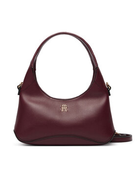Tommy Hilfiger Táska Tommy Hilfiger Th Everyday Mini Hobo AW0AW19185 Bordó