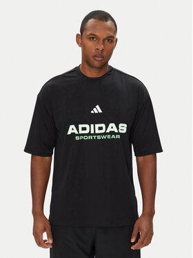 adidas adidas Футболка Common Goal JM1752 Чорний Loose Fit