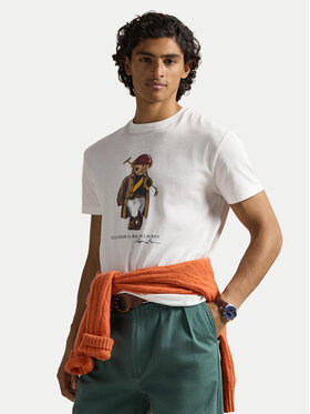 Polo Ralph Lauren Polo Ralph Lauren Camiseta 710B16611001 Blanco Slim Fit