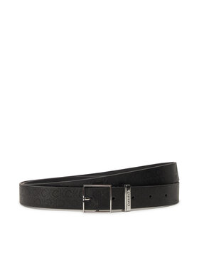 Calvin Klein Dámsky opasok Calvin Klein Branded Loop Square Belt 2.5_Mn K60K613244 Čierna
