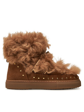 Inuikii Sniega zābaki Inuikii Long Curly 75202-051 Brūns