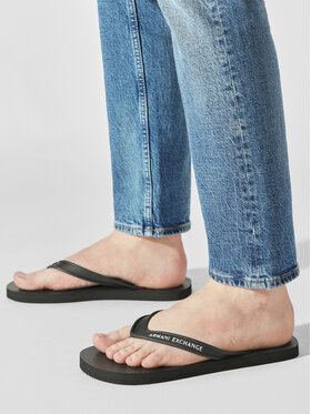 Armani Exchange В'єтнамки Armani Exchange XUQ002 XV676 00002 Чорний