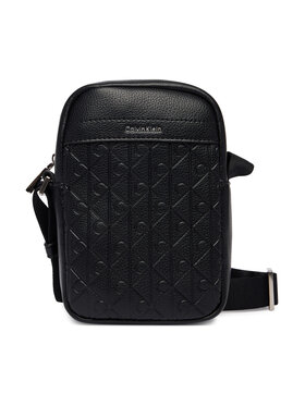 Calvin Klein Bandolera Calvin Klein Emblem Aop Emboss Slim Reporter LV04D3228G Negro