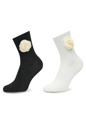 Aldo Довгі шкарпетки Aldo Rosettesocks 13939716 Чорний